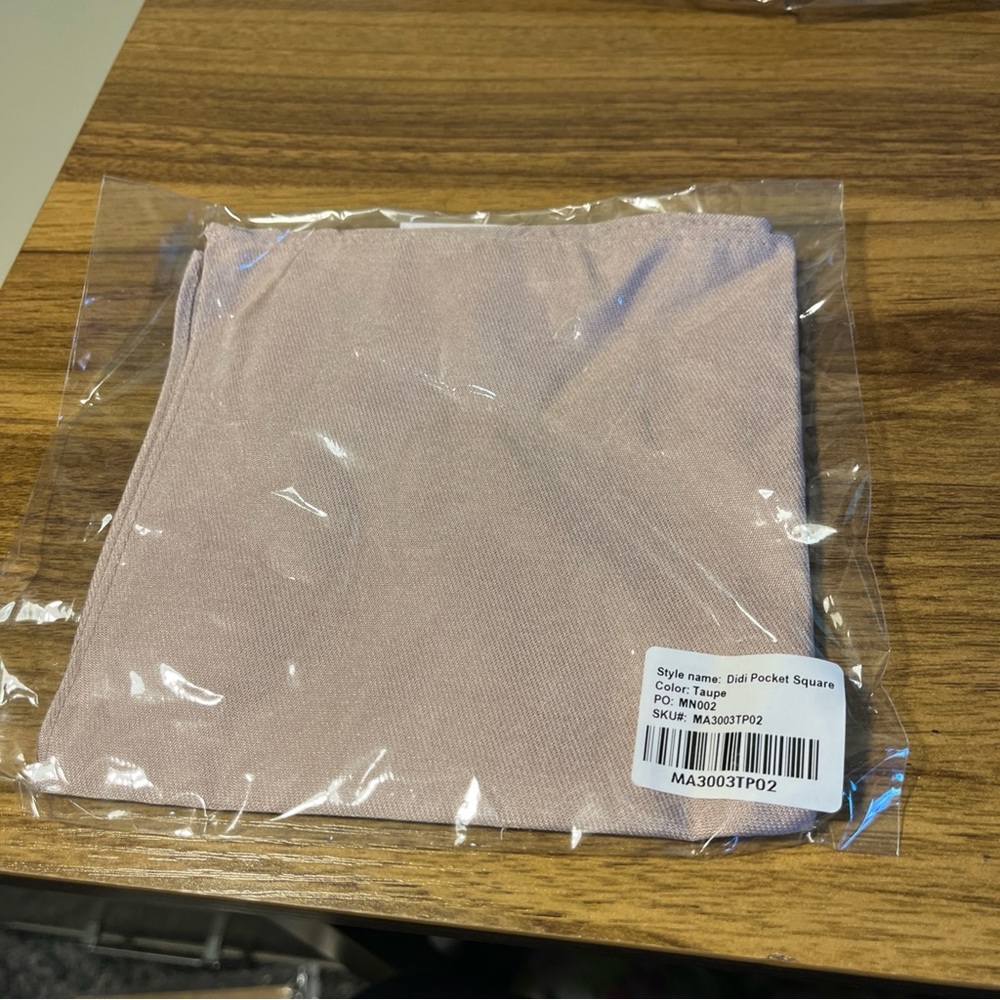 Birdy Grey Didi Pocket Square-Taupe